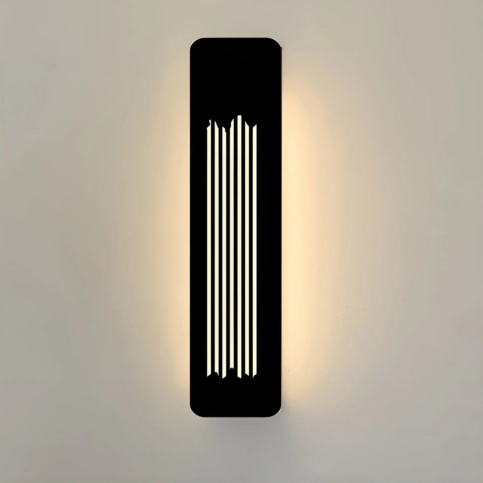 Modern Black Outdoor Waterproof LED Aluminum Wall lamps For Garden Porch