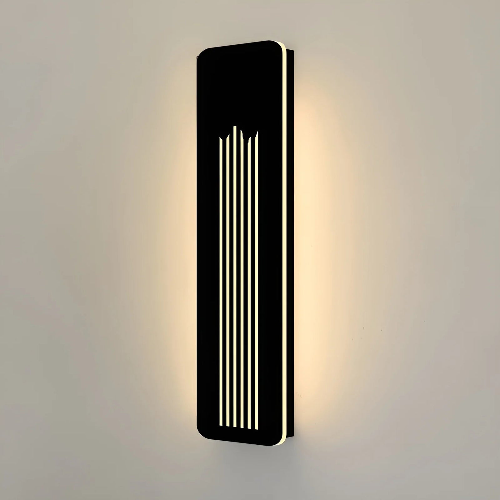 Modern Black Outdoor Waterproof LED Aluminum Wall lamps For Garden Porch