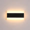 Modern Black Waterproof Outdoor Bright LED Wall lamp For Garden, Villa