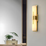 Modern Black/Gold Copper Outdoor Waterproof LED Wall Lamp For Garden