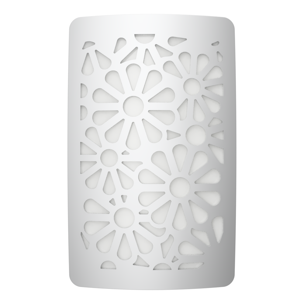 Lámpara de noche LED con diseño floral de níquel DecoPlug