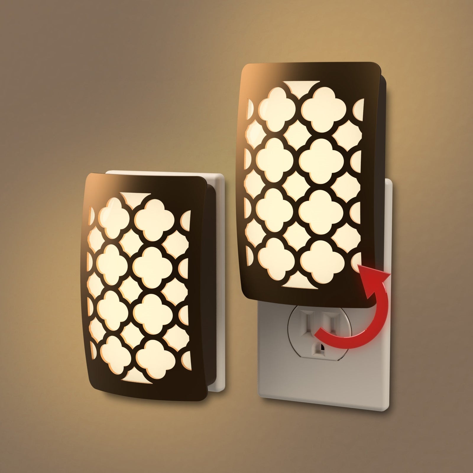 Lámpara de noche LED Tangier Bronze DecoPlug