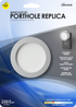 Porthole LED Always-On Nickel Night light