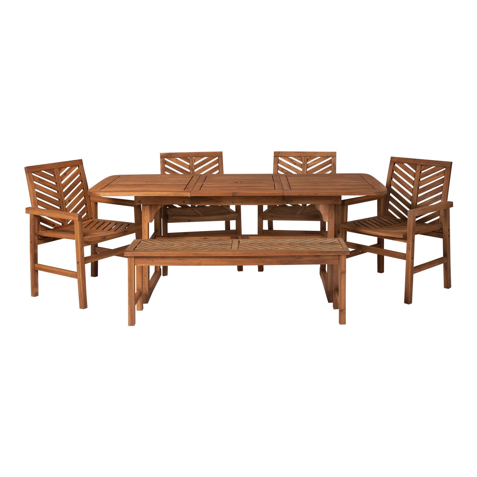 6-Piece Vincent Extendable Outdoor Patio Dining Set