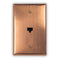 Raw Copper - 1 Data Jack Wallplate