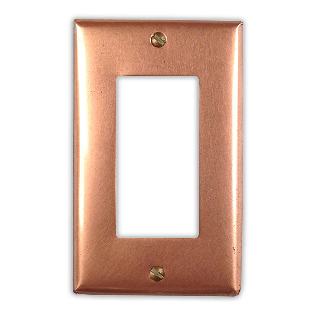 Raw Copper - 1 Rocker Wallplate