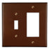 Rustic Copper - 1 Toggle / 1 Rocker Wallplate