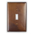 Rustic Copper - 1 Toggle Wallplate