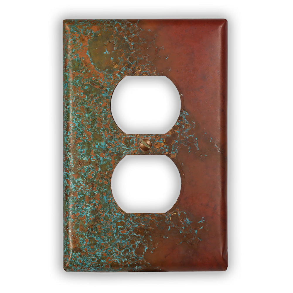 Sierra Copper - 1 Duplex Wallplate