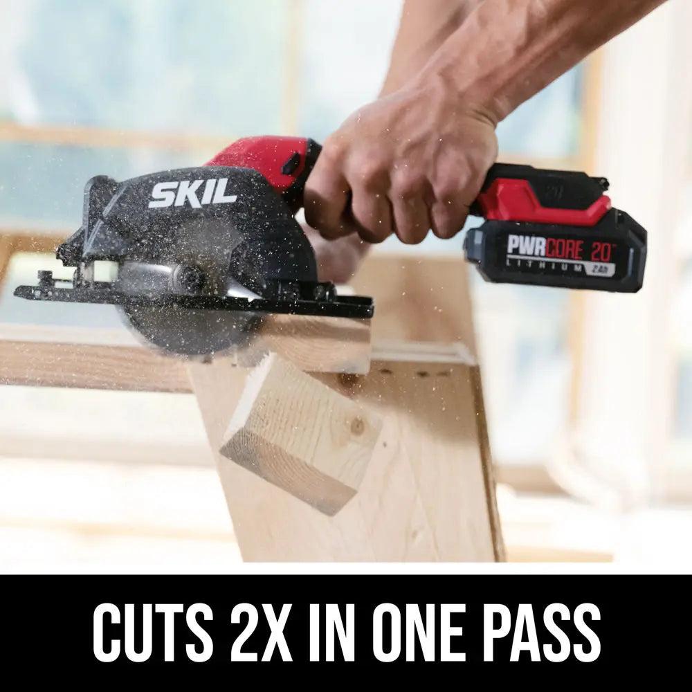 SKIL CR5435B-00 PWR CORE 20™ 20-Volt Brushless Cordless 4-1/2