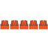 Safety Main 05EAMO Economy Vest, Class 2, All Mesh, Hi-Vis Orange, 5 Pack