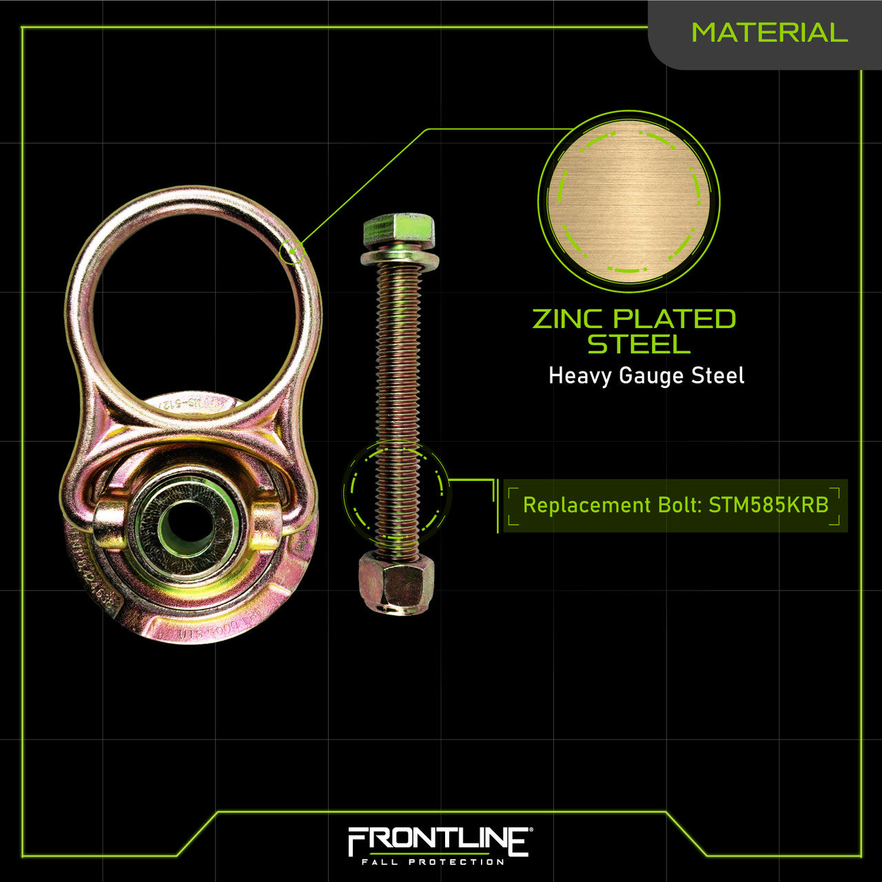 Frontline STM585K MEGA Swivel 5k Steel Anchor