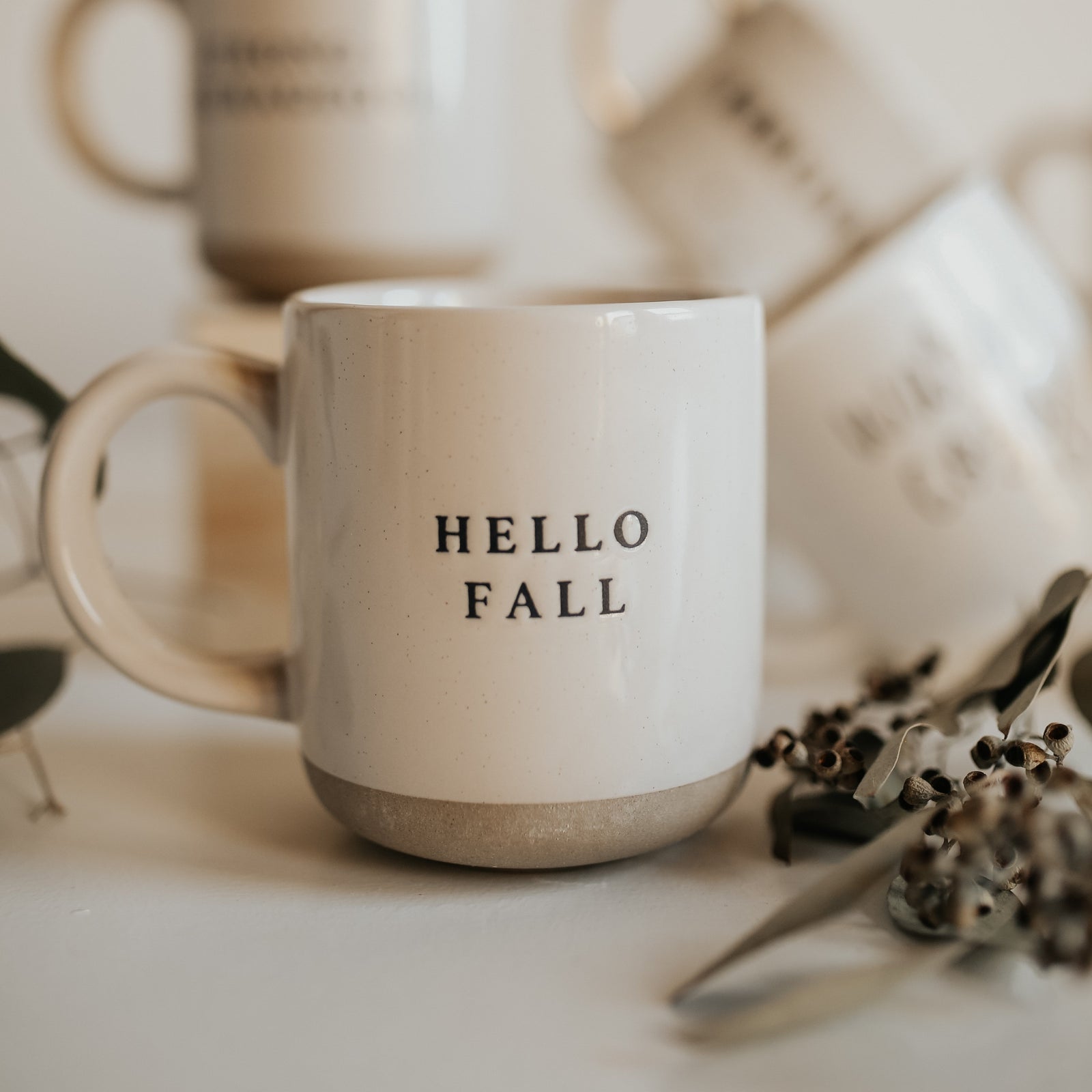 Hello Fall 14oz. Stoneware Coffee Mug