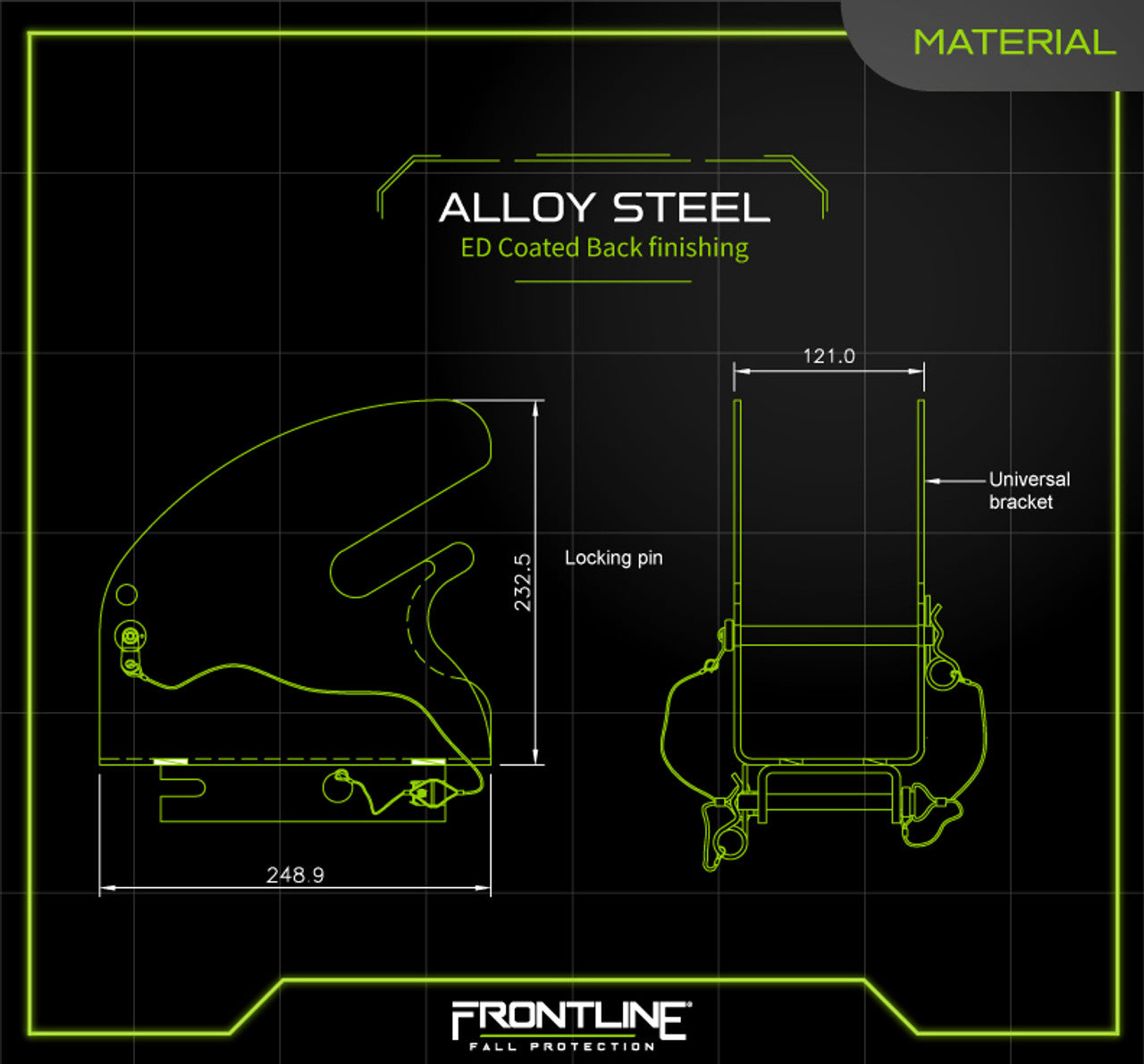 Frontline TACBU MEGApod Universal Bracket for Retrieval SRL