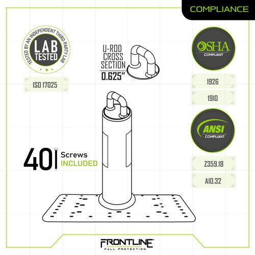 Frontline Commercial Roof Anchor 12