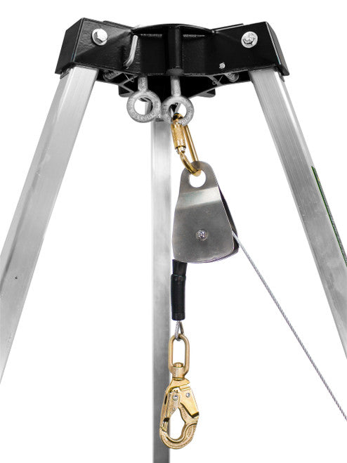 Frontline TAN07-US Patriot 7' Confined Space Aluminum Tripod - Made in USA