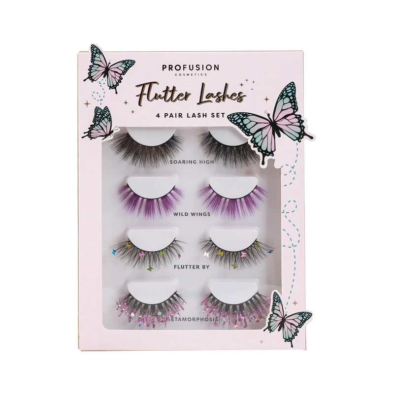 Empowered Butterfly | Flutter Lashes 4 pair Lash Set