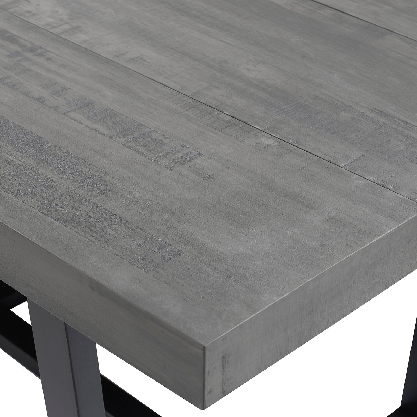 Mesa de comedor de madera envejecida Durango