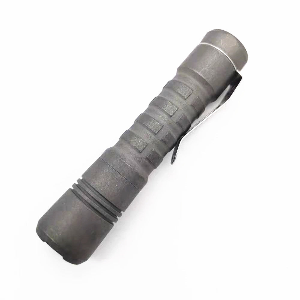 Combo de linterna Titanium Reylight Stonewash Pineapple 14500 + batería y cargador