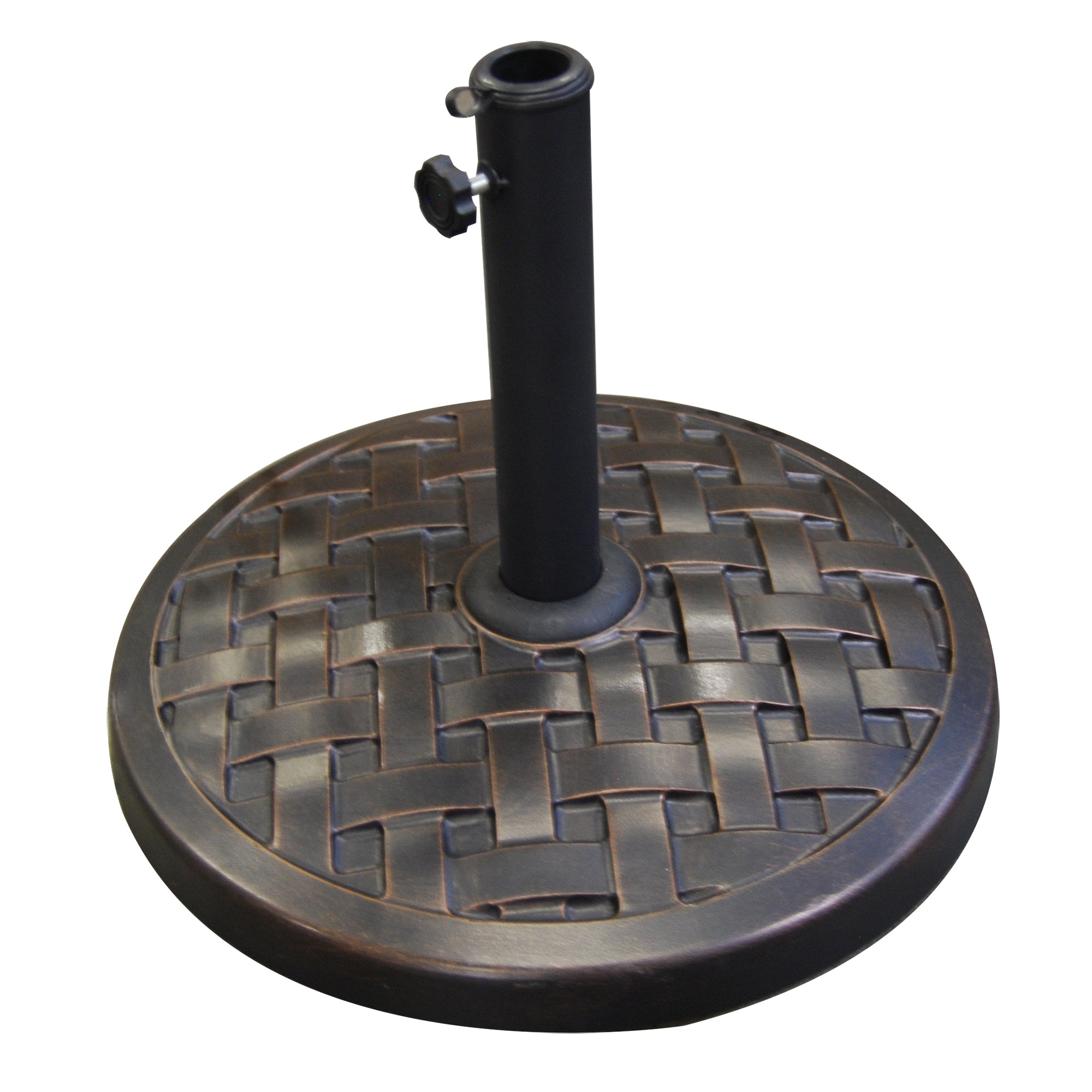 Weave Round Outdoor Patio Umbrella Base