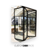 Notus 3 x 4 Panel Aluminum Black Bi-fold Doors