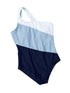 Comfortable Color Block One-Piece Swimsuit