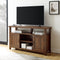 Mueble de TV Highboy de 58" con puerta ranurada