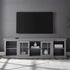 Mueble de TV con puerta de vidrio Hattie