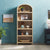 Chantelle Modern Arched Bookshelf with Open Shelves