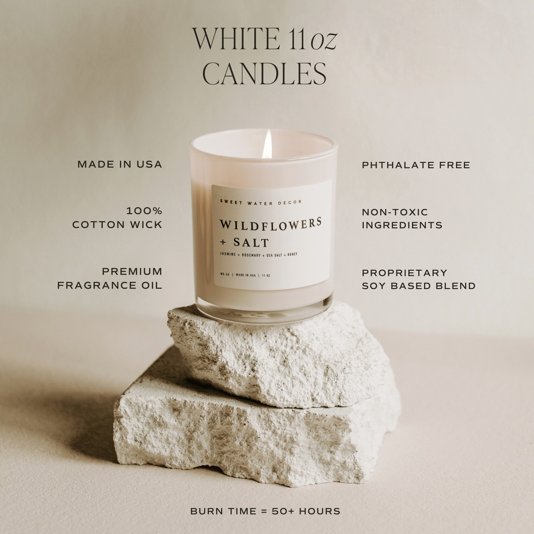 Weekend Soy Candle - White Jar - 11 oz