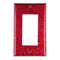 Wine Red Copper - 1 Rocker Wallplate