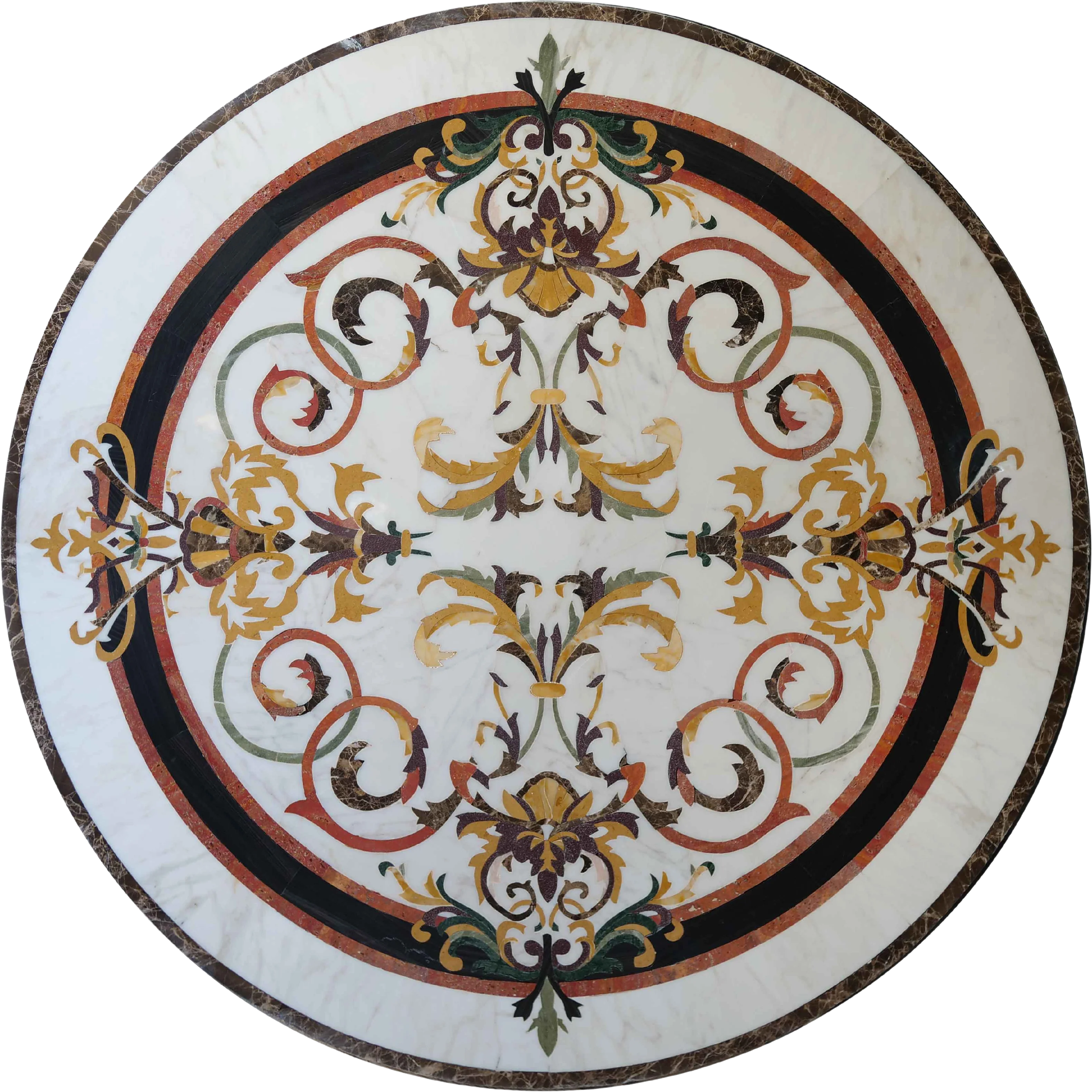 Tile Floor Mosaic Medallion