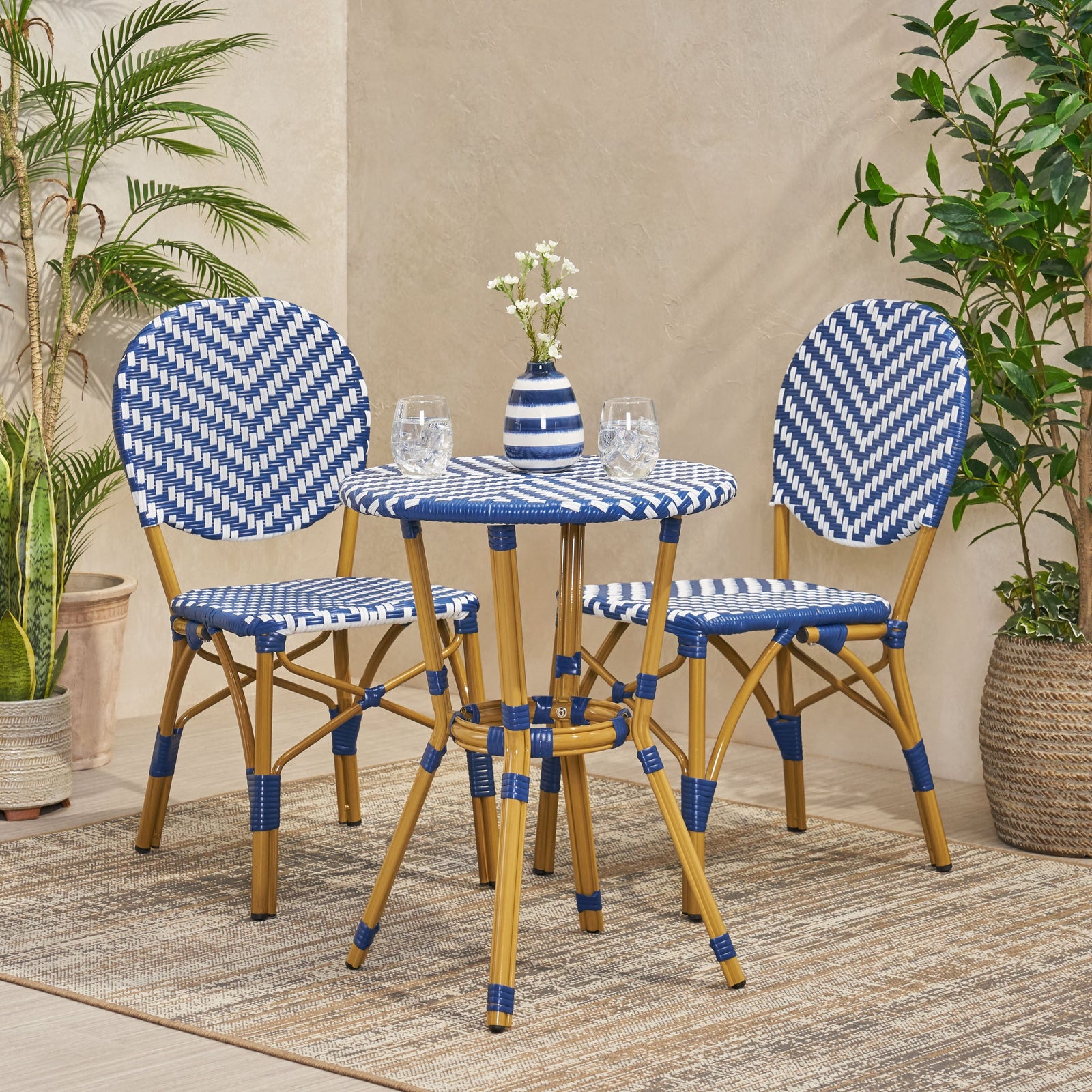 Walker Edison | 3 Piece French Bistro Set