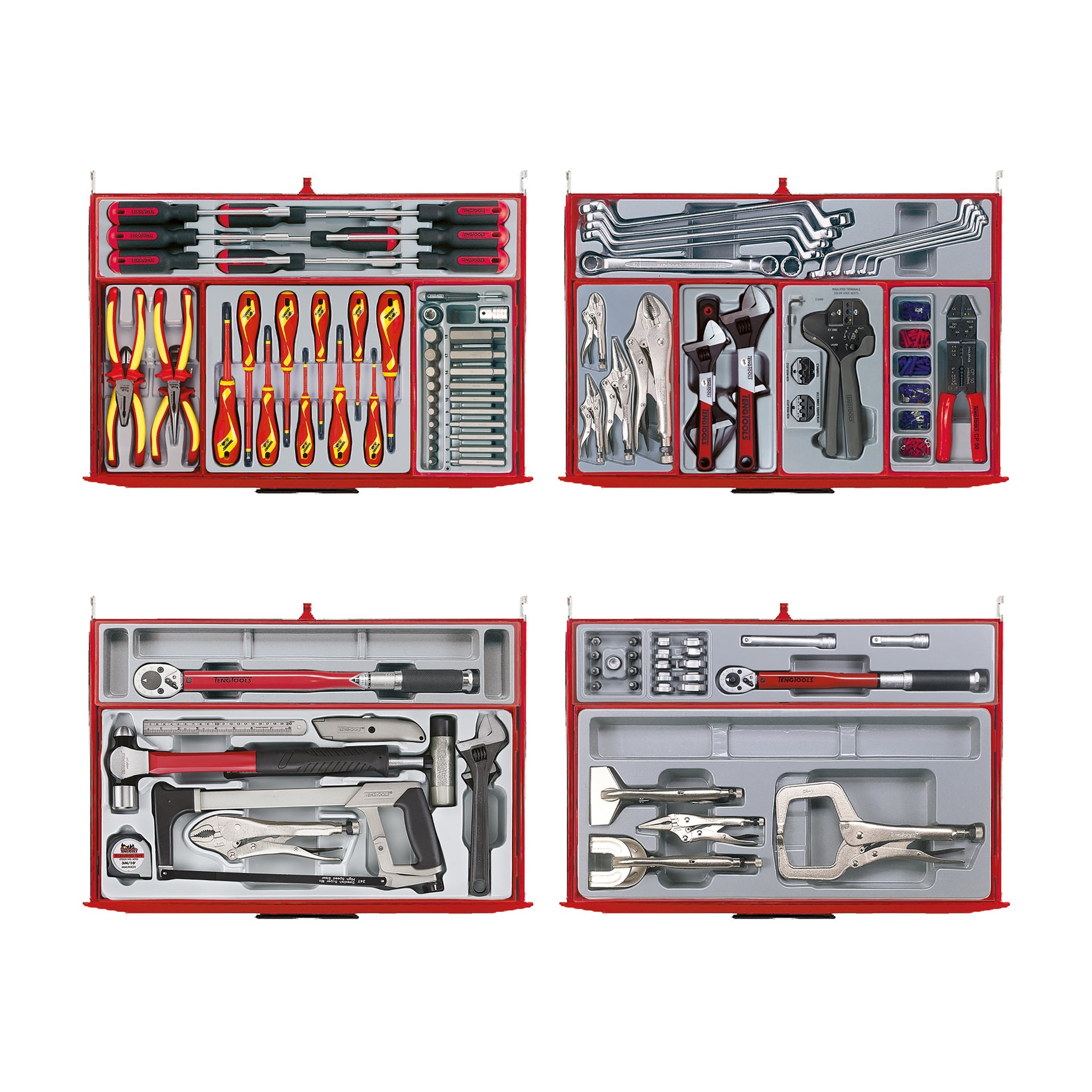 Teng Tools 1100 Piece Complete Mixed Monster Mega Master Hand Tool Kit - TCMONSTER02