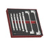 Teng Tools 7 Piece Double Flex Wrench EVA Foam Set - TEDDF7