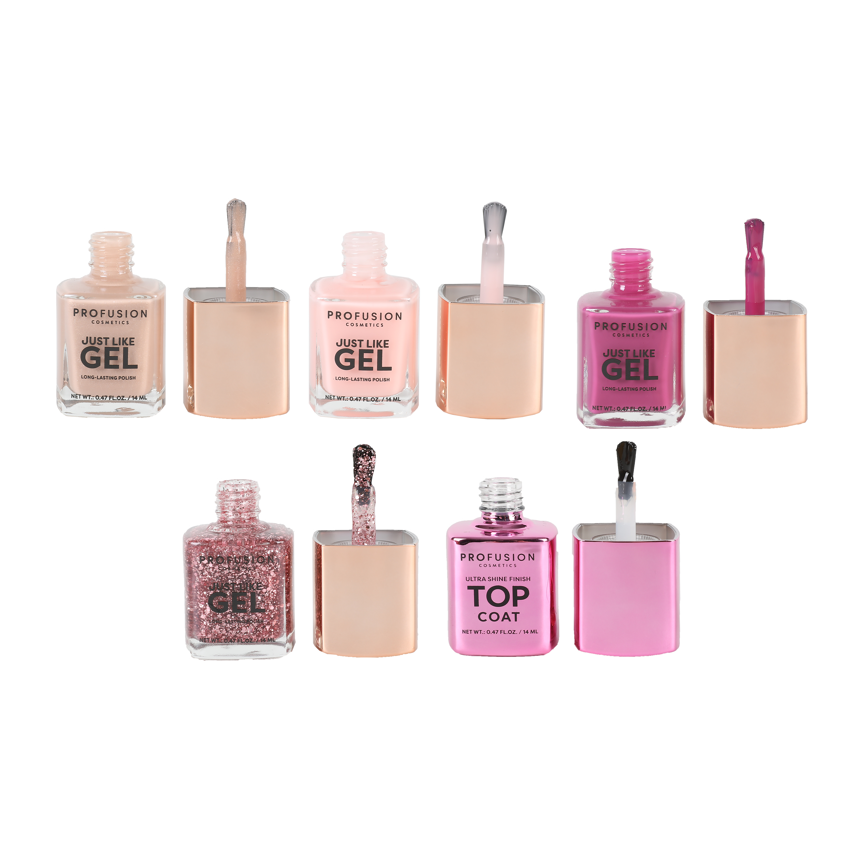 Shining Star Gel Effect Nail Polish Set