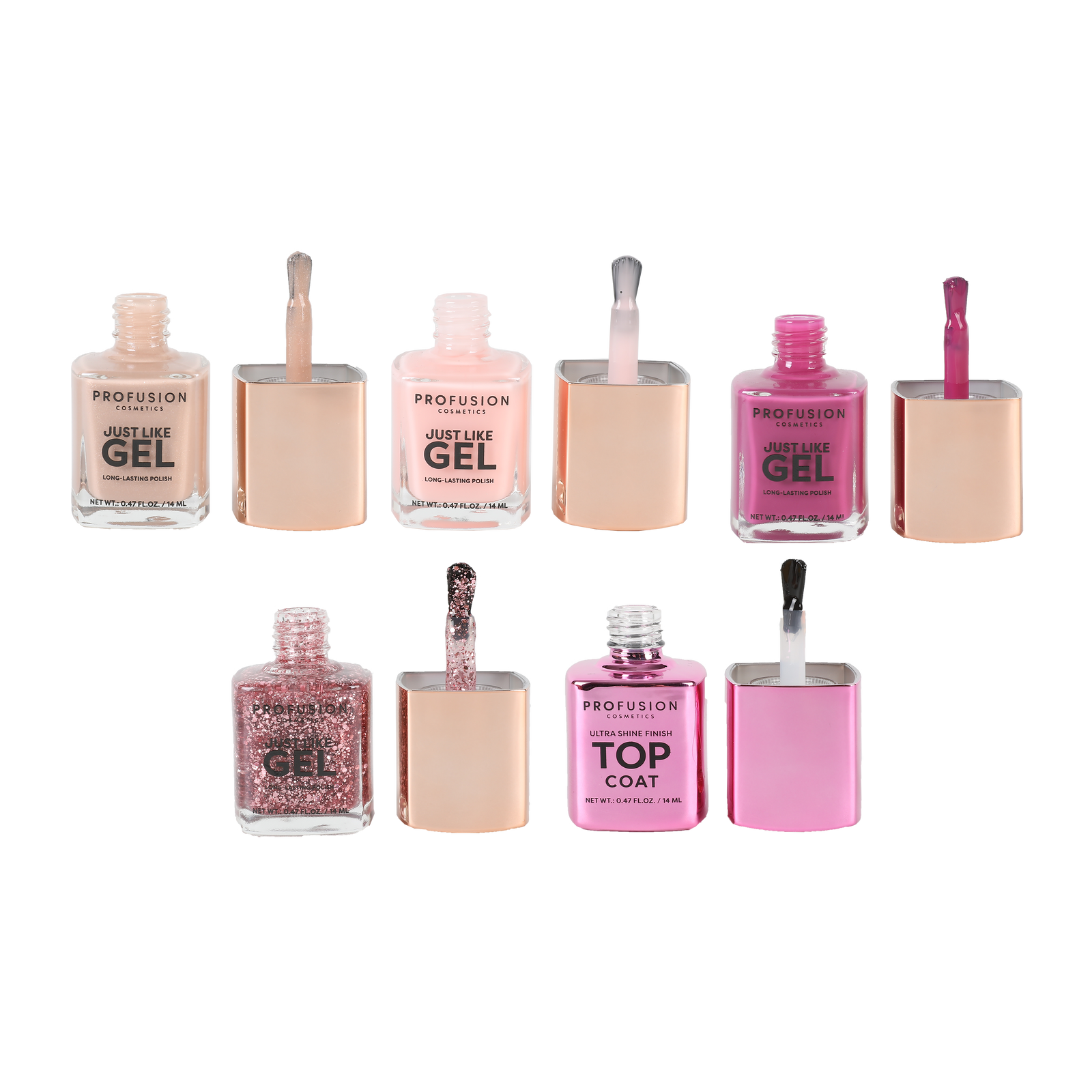 Shining Star Gel Effect Nail Polish Set