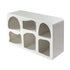 Textured MDF Shelf w/ 6 Compartments (Sits Vertically & Horizontally)