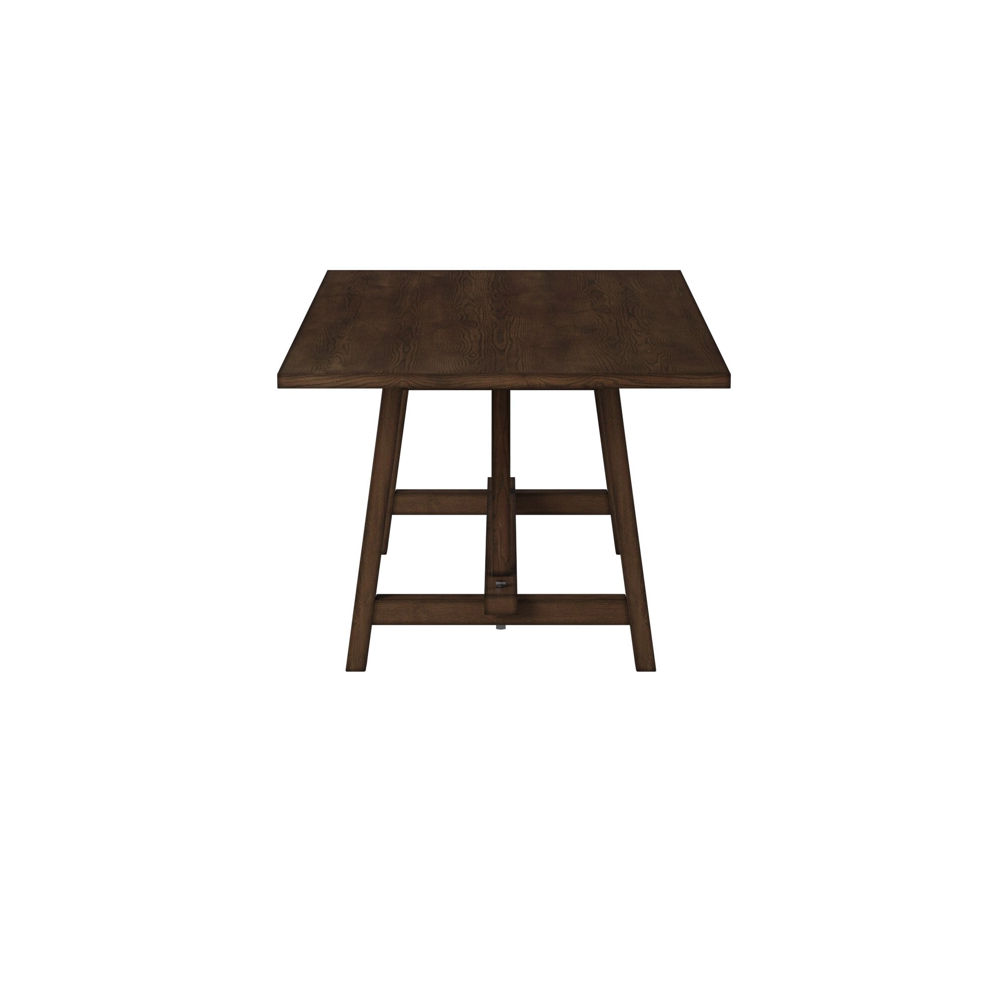 Arendal Trestle Dining Table, Burnished Dark Oak