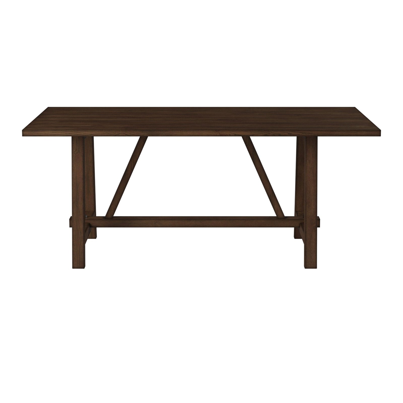 Arendal Trestle Dining Table, Burnished Dark Oak