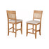 Aspen Pub Chairs, Antique Natural (Set of 2)