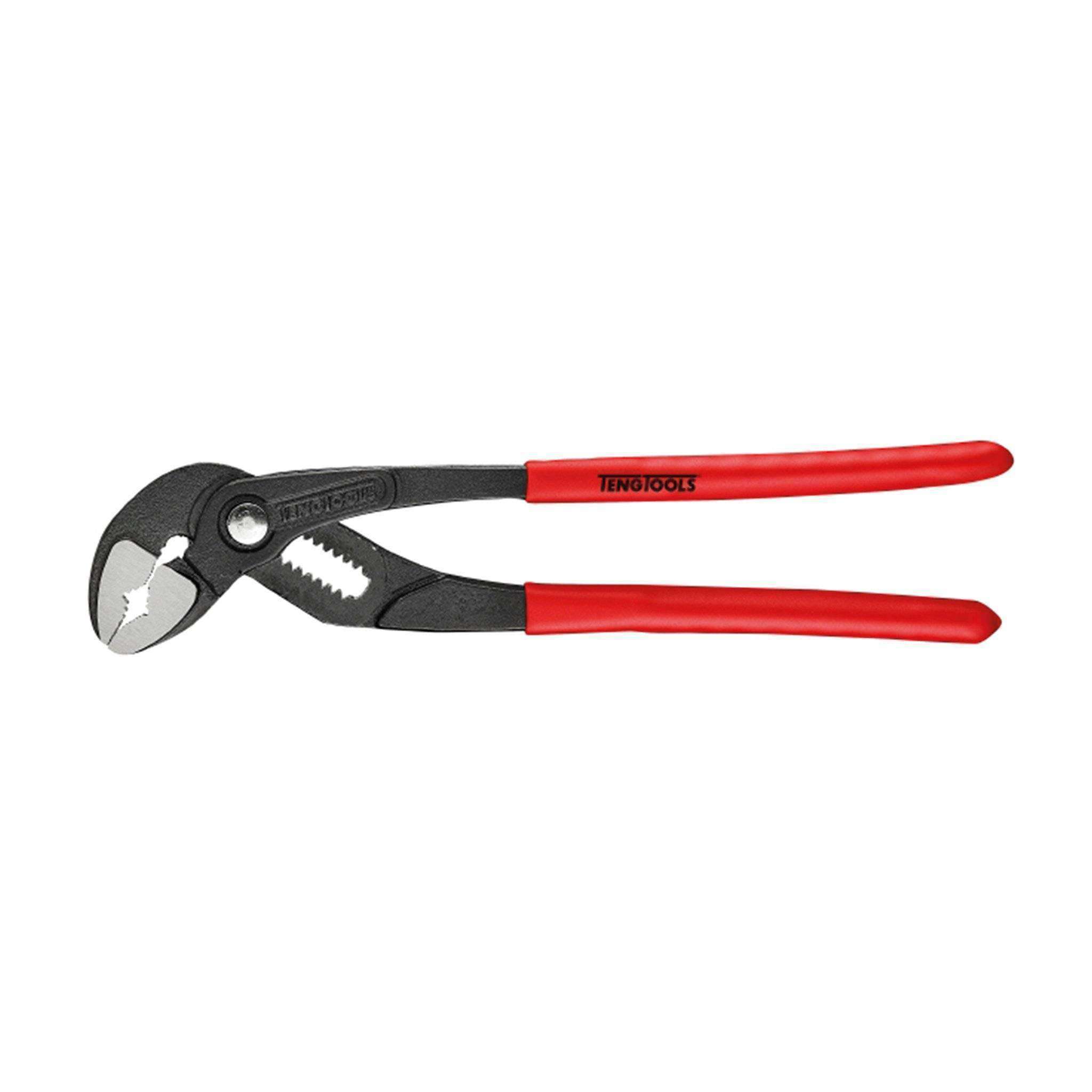 Teng Tools 10 Inch Vinyl Grip Quick Set Slip Joint / Water Pump Pliers - MB481-10Q