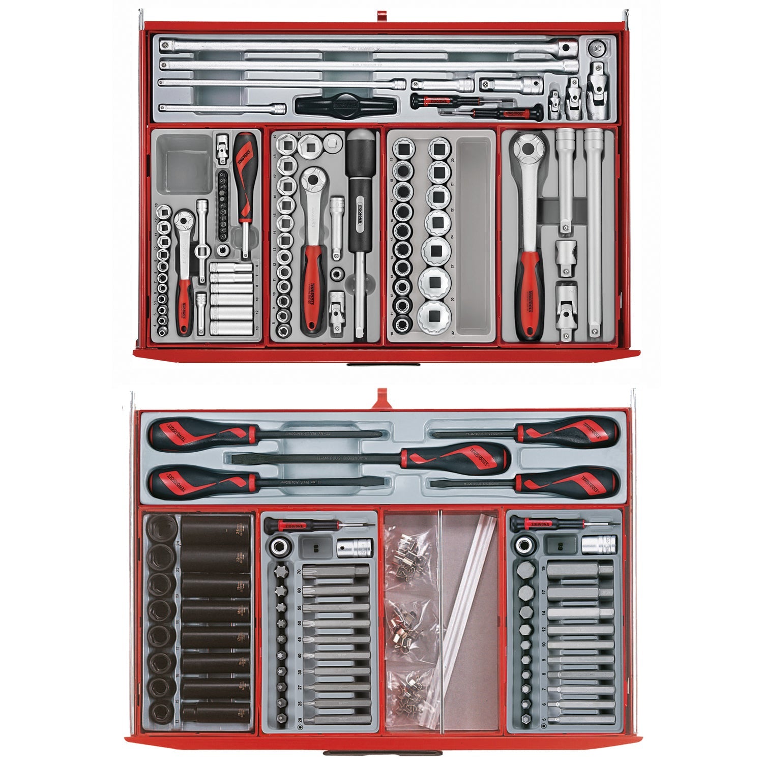 Teng Tools 1001 Piece Black Mega Master Mixed Hand Tool Kit - TCMM1001BK