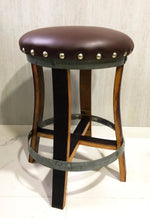 Barrel Stave Bar Stool Brown (January Preorder)