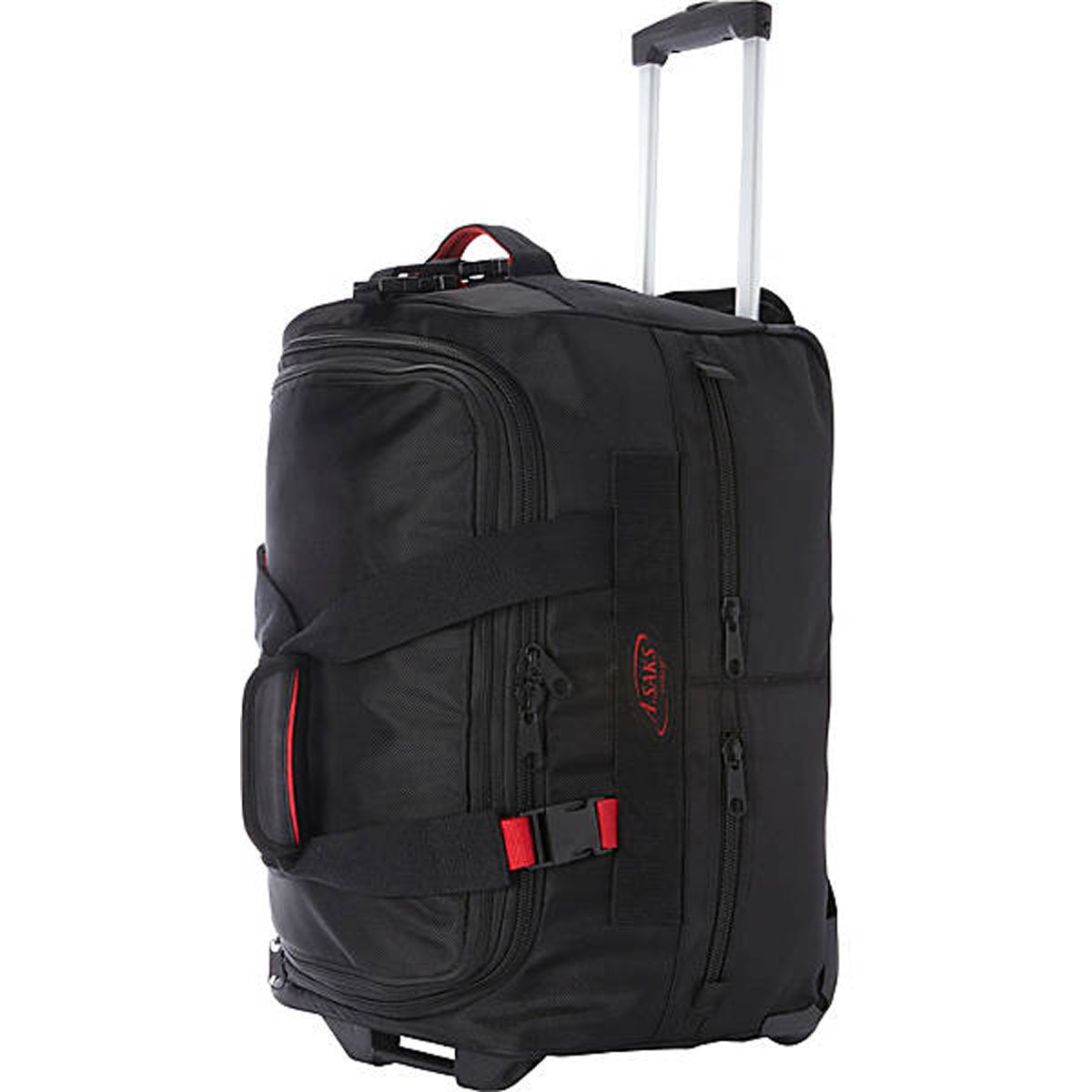 A. Saks EXPANDABLE 20" Ballistic Wheeled Duffel