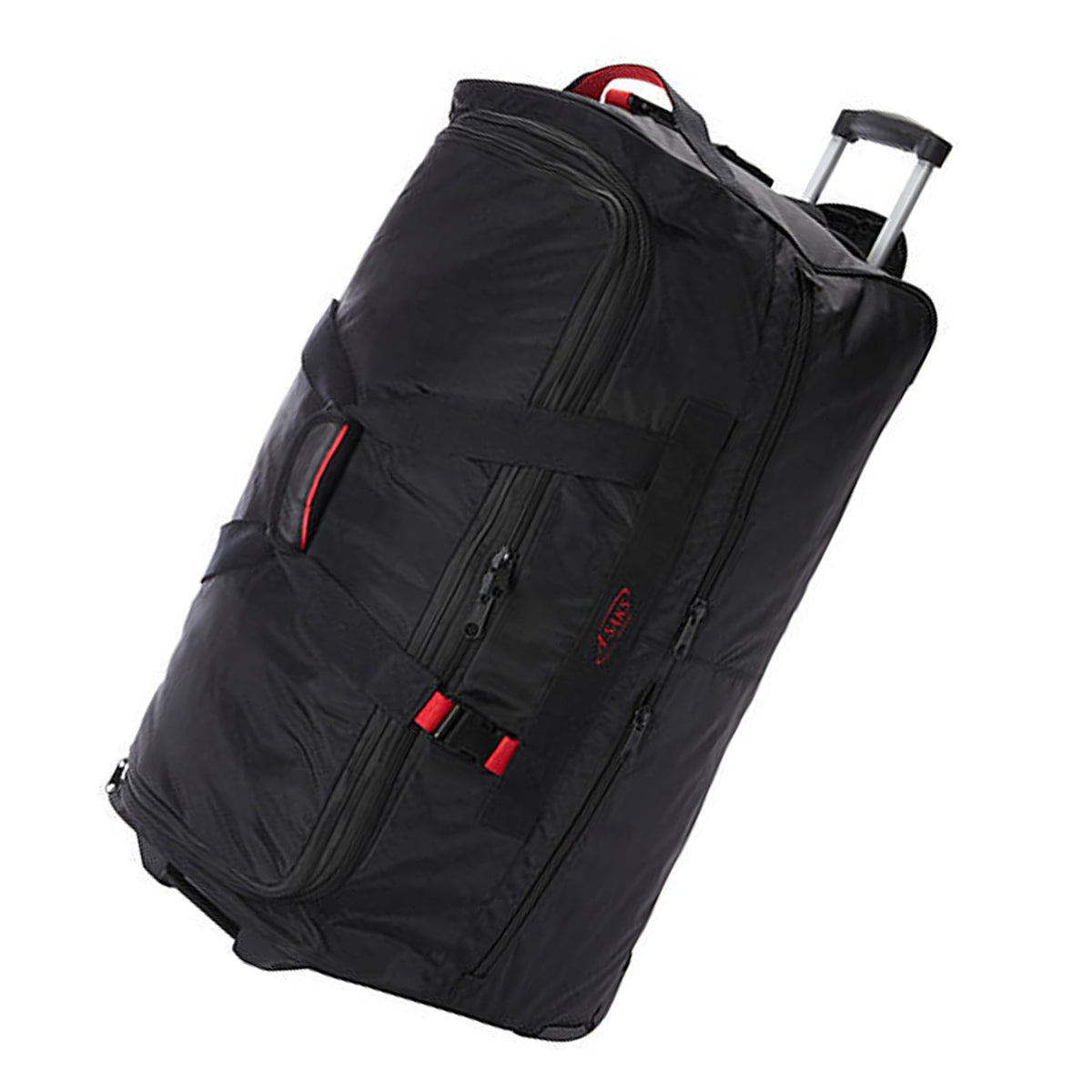 A. Saks EXPANDABLE 25" Ballistic Wheeled Duffel