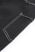 Women's Black Cargo Pants with Side Pockets