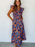 Flowy Maxi Dress with Ruffles
