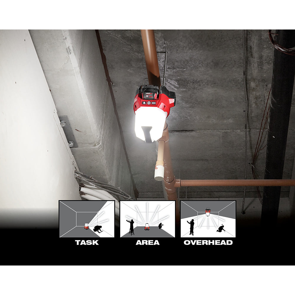 Luz de sitio compacta Milwaukee 2144-20 M18™ RADIUS™ con modo de inundación