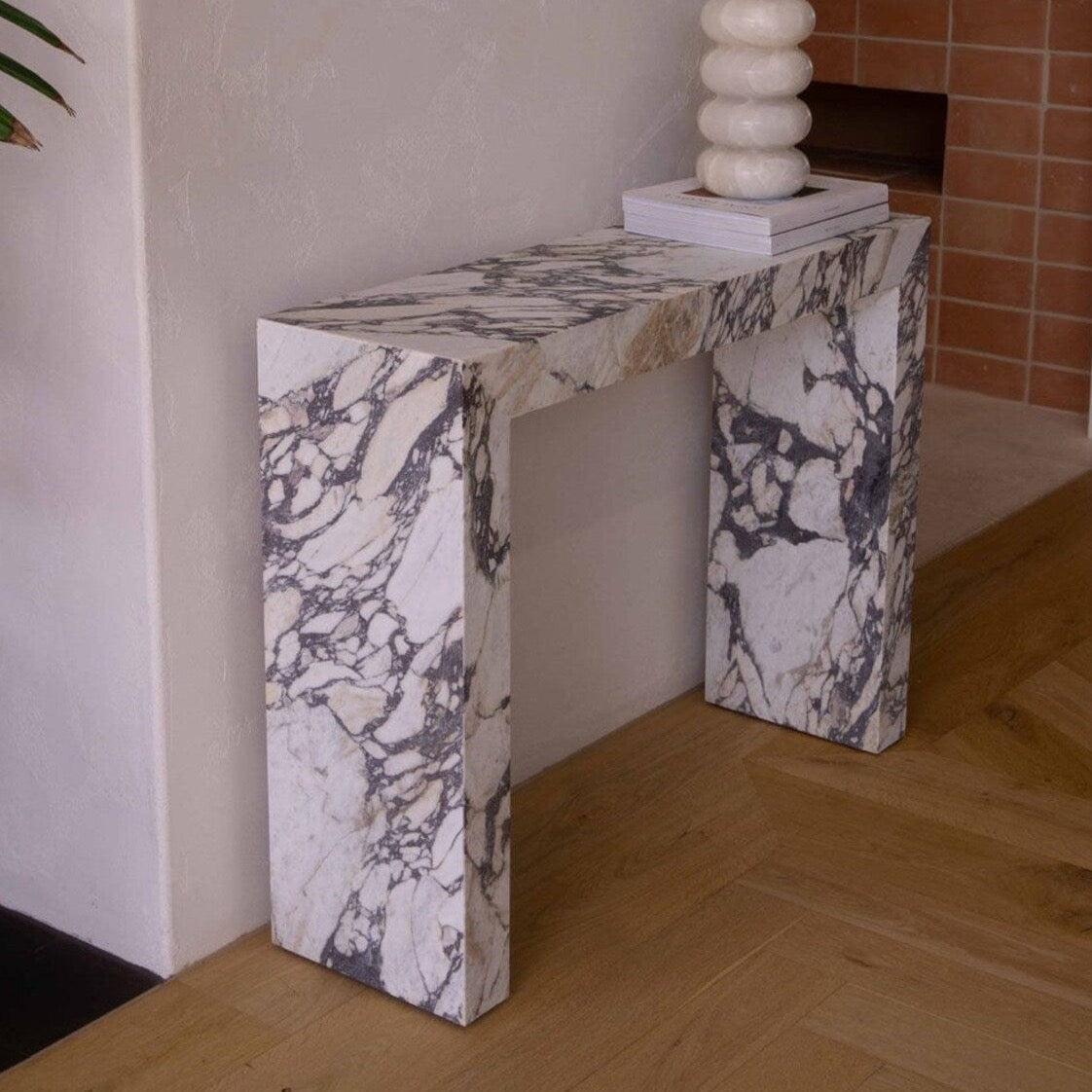 Calacatta Viola Marble Rectangular Console Polished (W)12